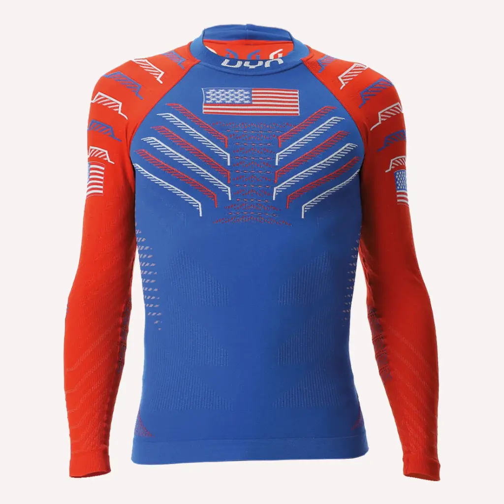 [U100406.T025-XS] NATYON 3.0 USA SHIRT TURTLE NECK (XS)