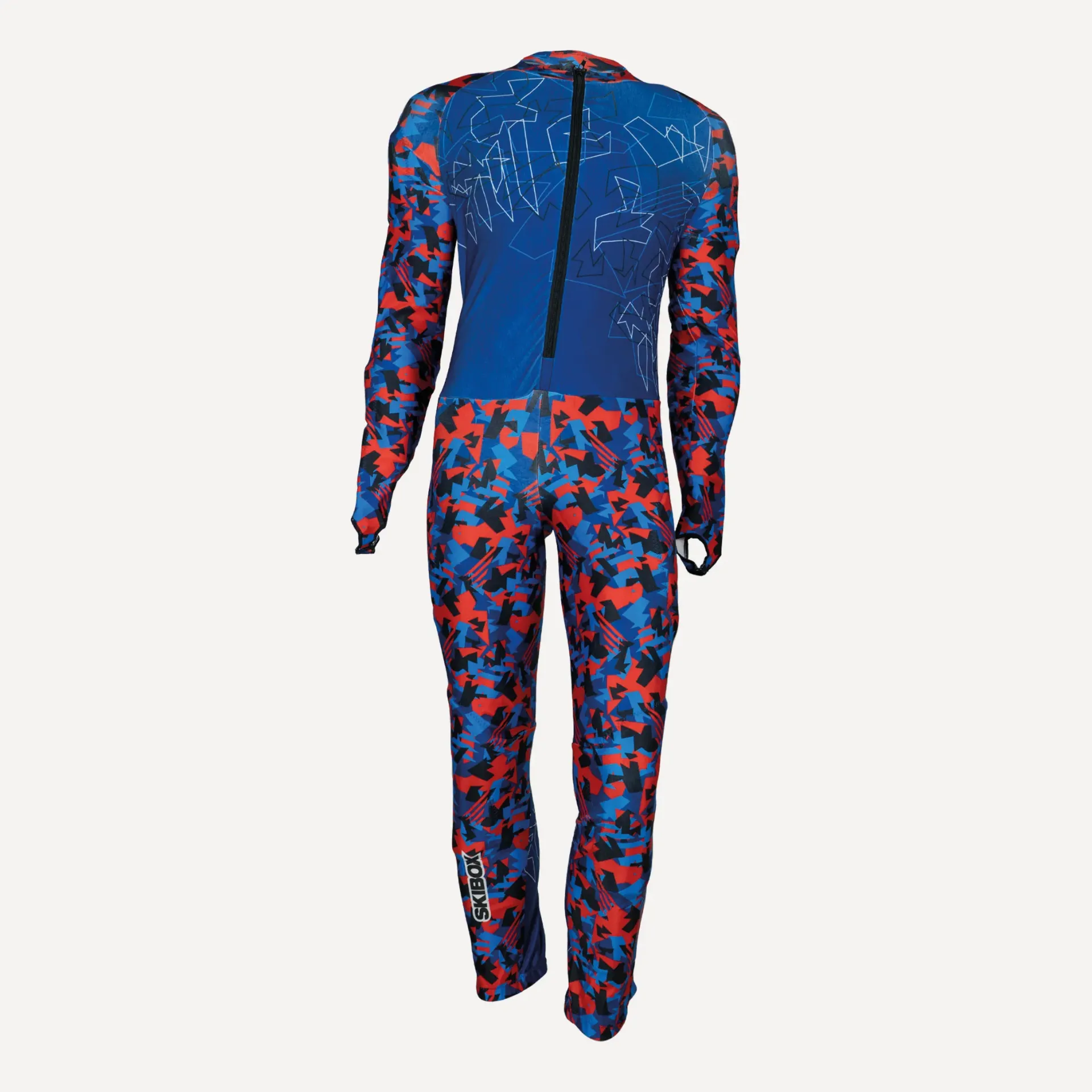 [22405.044.028-130 cm] TRAINING SUIT GS JRM RED BLUE JR (130 cm)