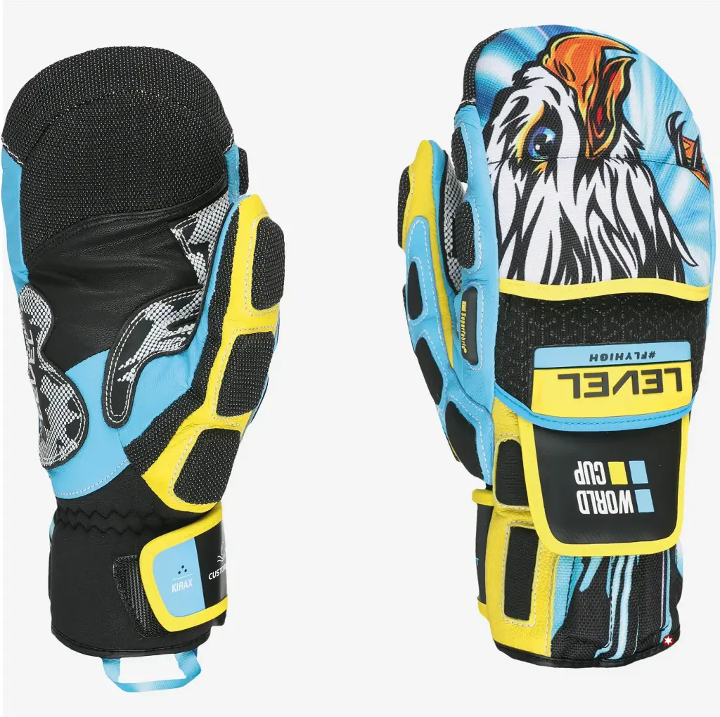 [3004UM.70-6.5] WORLDCUP CF MITT GIALLO BLU (6.5)
