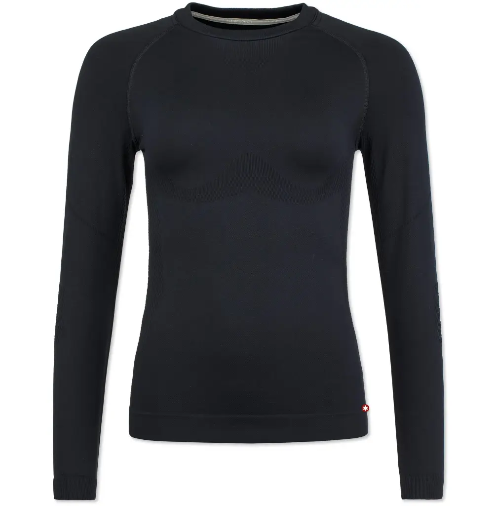 [814913-S] FLEX SEAMLESS LS WOMEN (S)