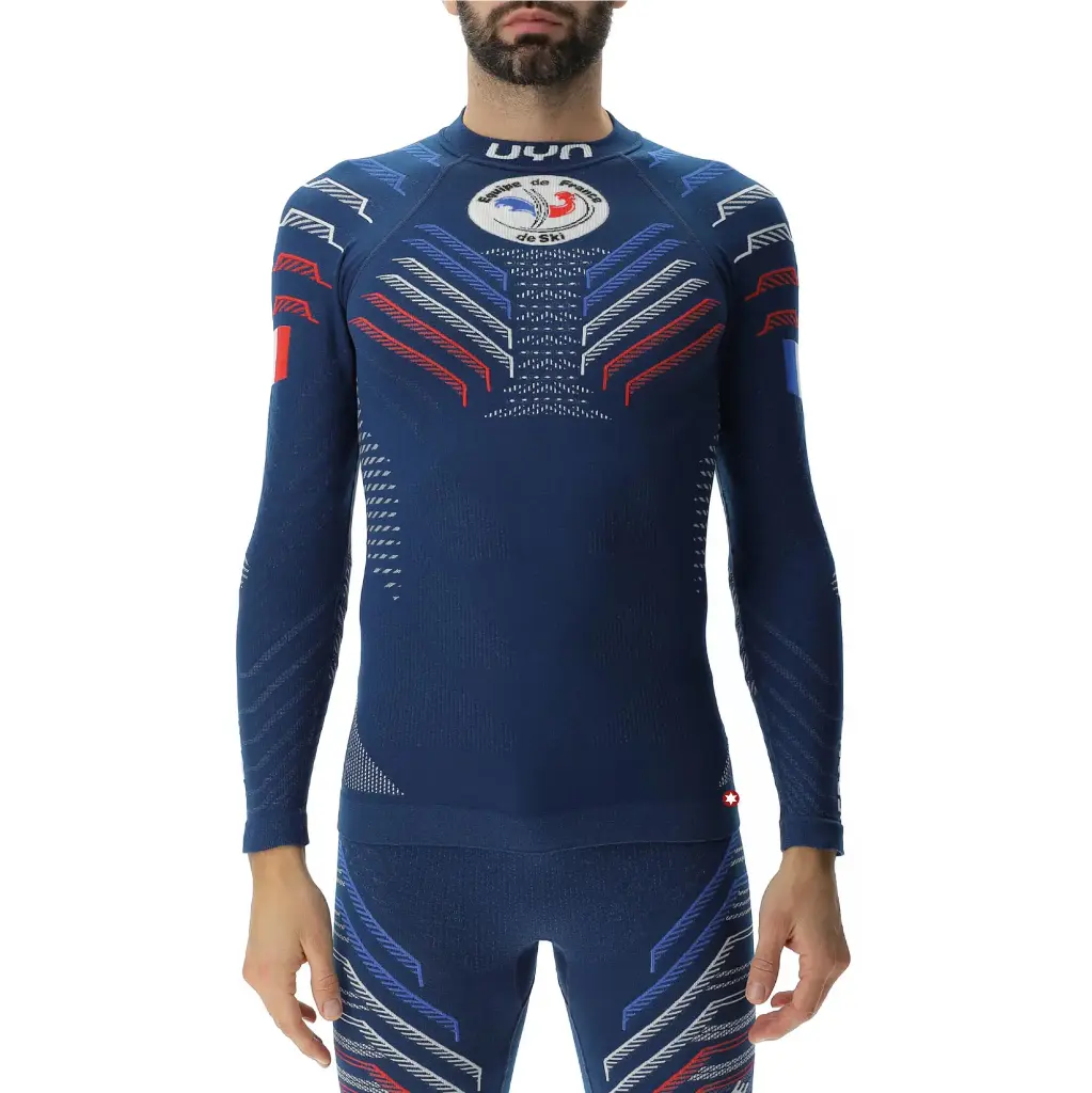 [U100389.T023-XS] NATYON 3.0 FRANCE SHIRT TURTLE NECK  (XS)