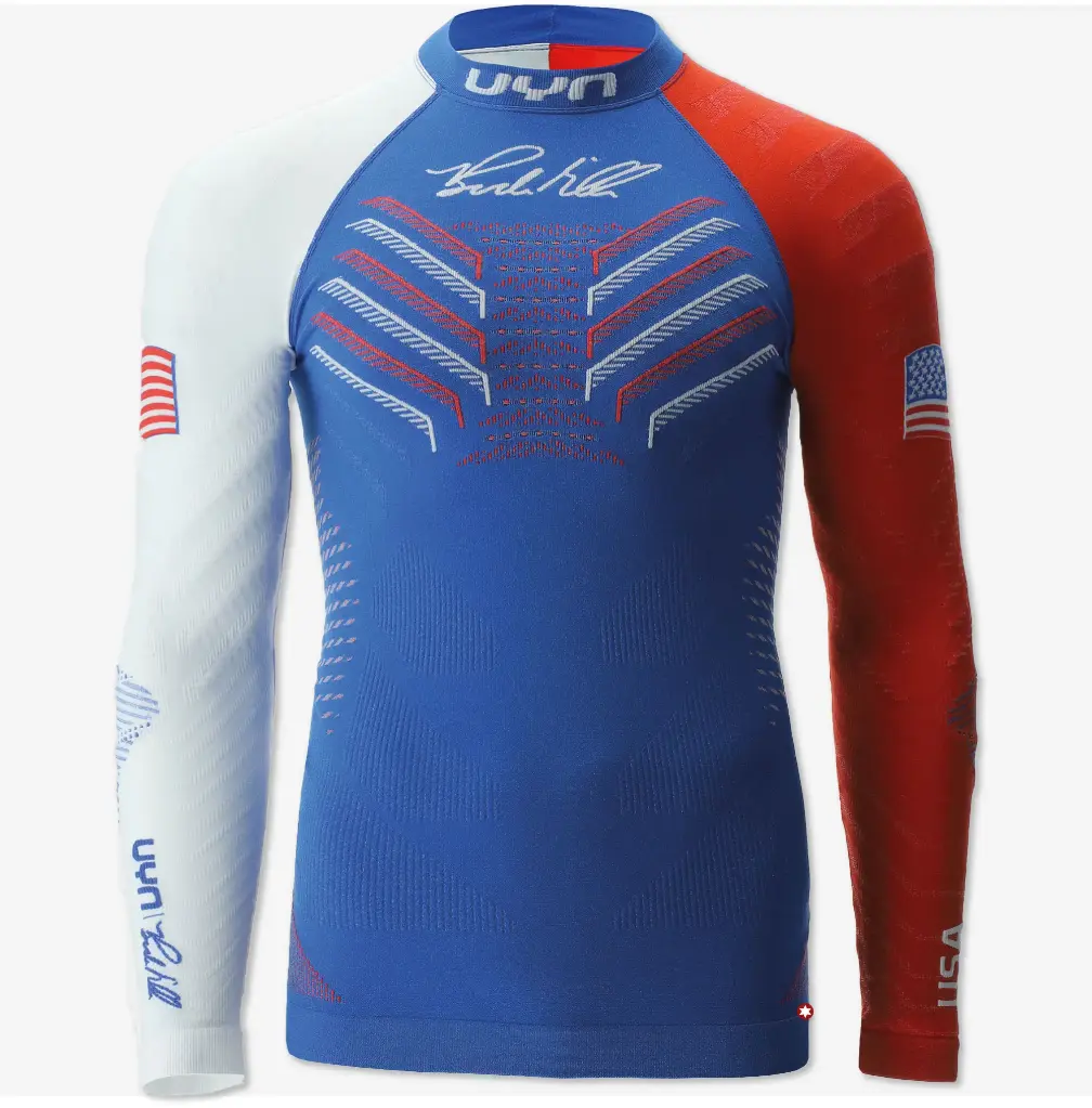 [U100529-T025-XXL] NATYON 3.0 USA SHIRT TURTLE NECK  (XXL)