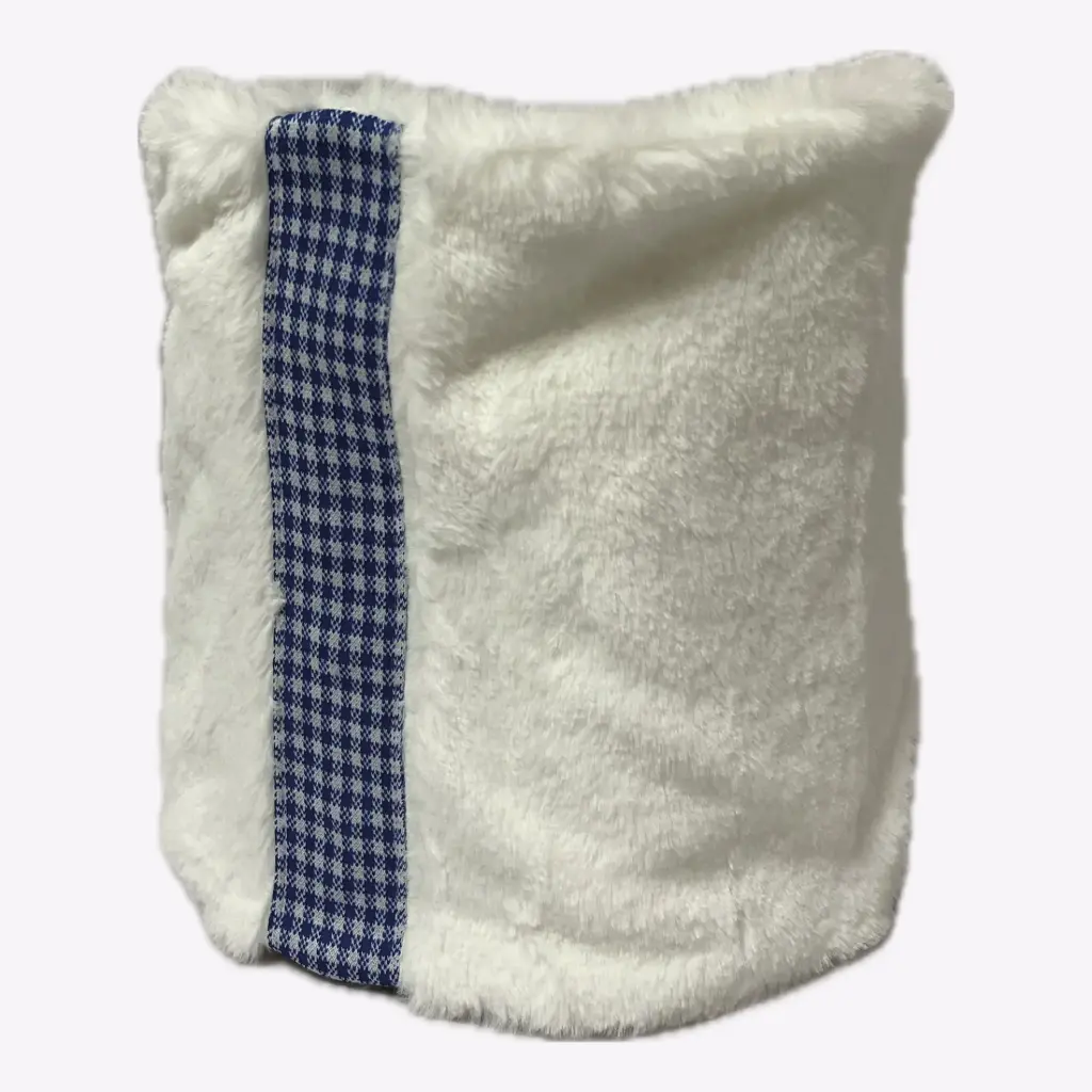 SNOWDRIFT NECKIES BLUE VICHY