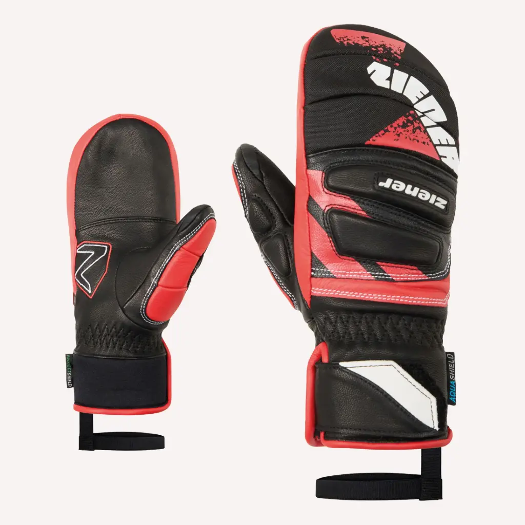 LOPAKI-Z AS® PR MITTEN NERO/ROSSO