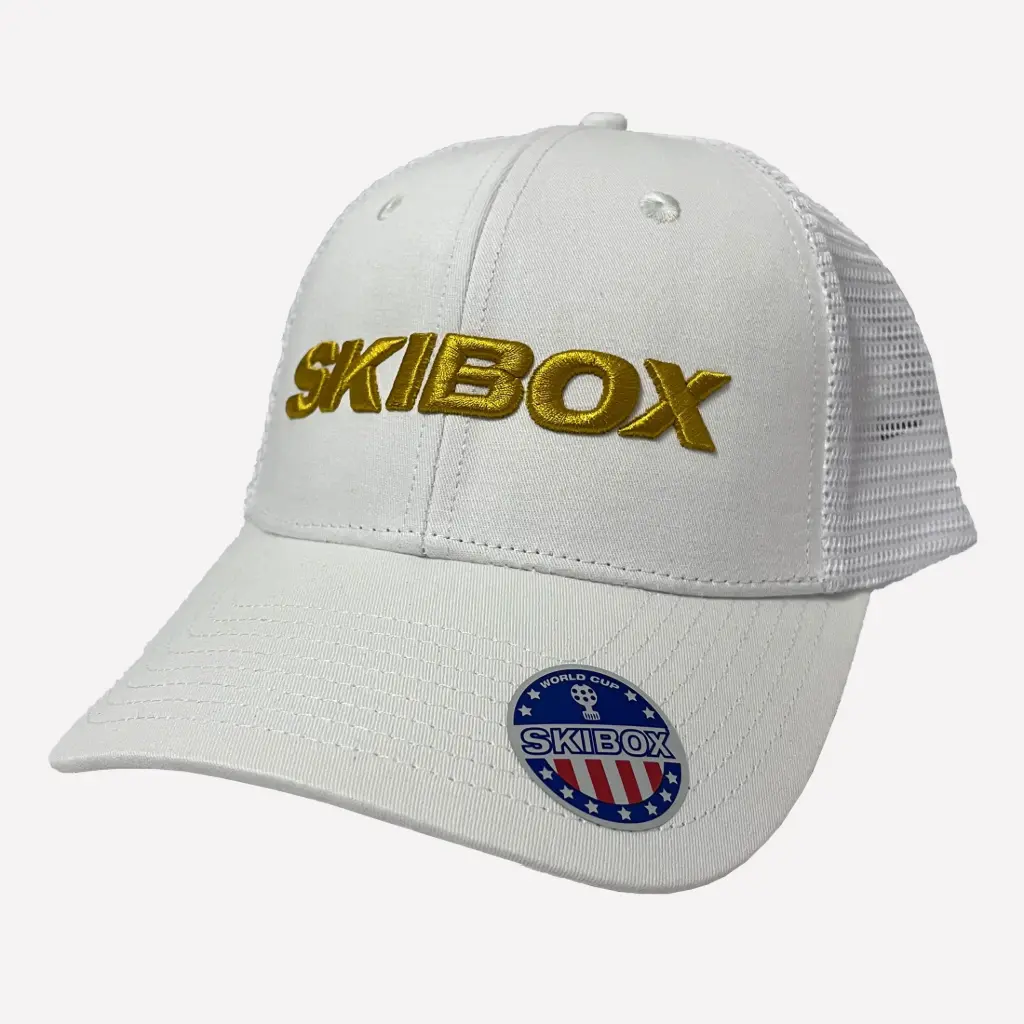 [2348.053.085] TRUCKER CAP WHITE GOLD