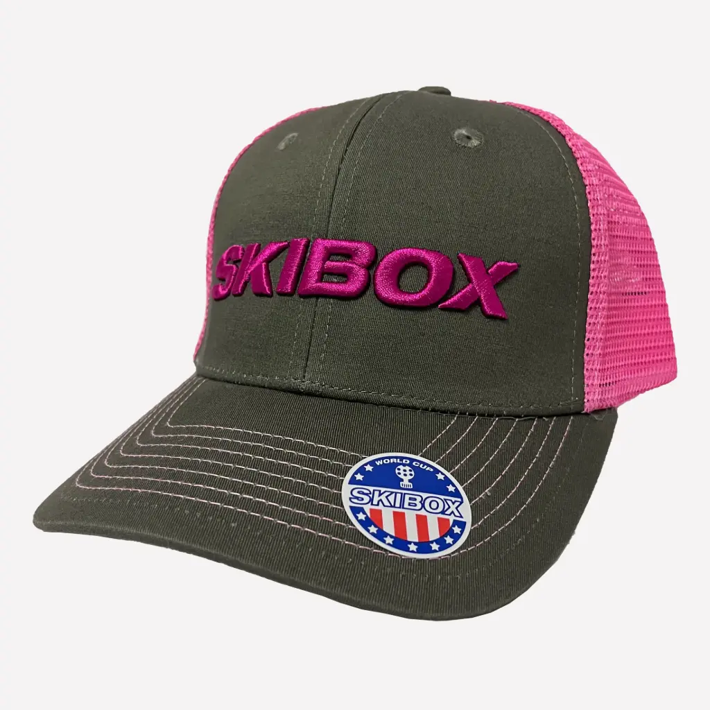 TRUCKER CAP BROWN PINK